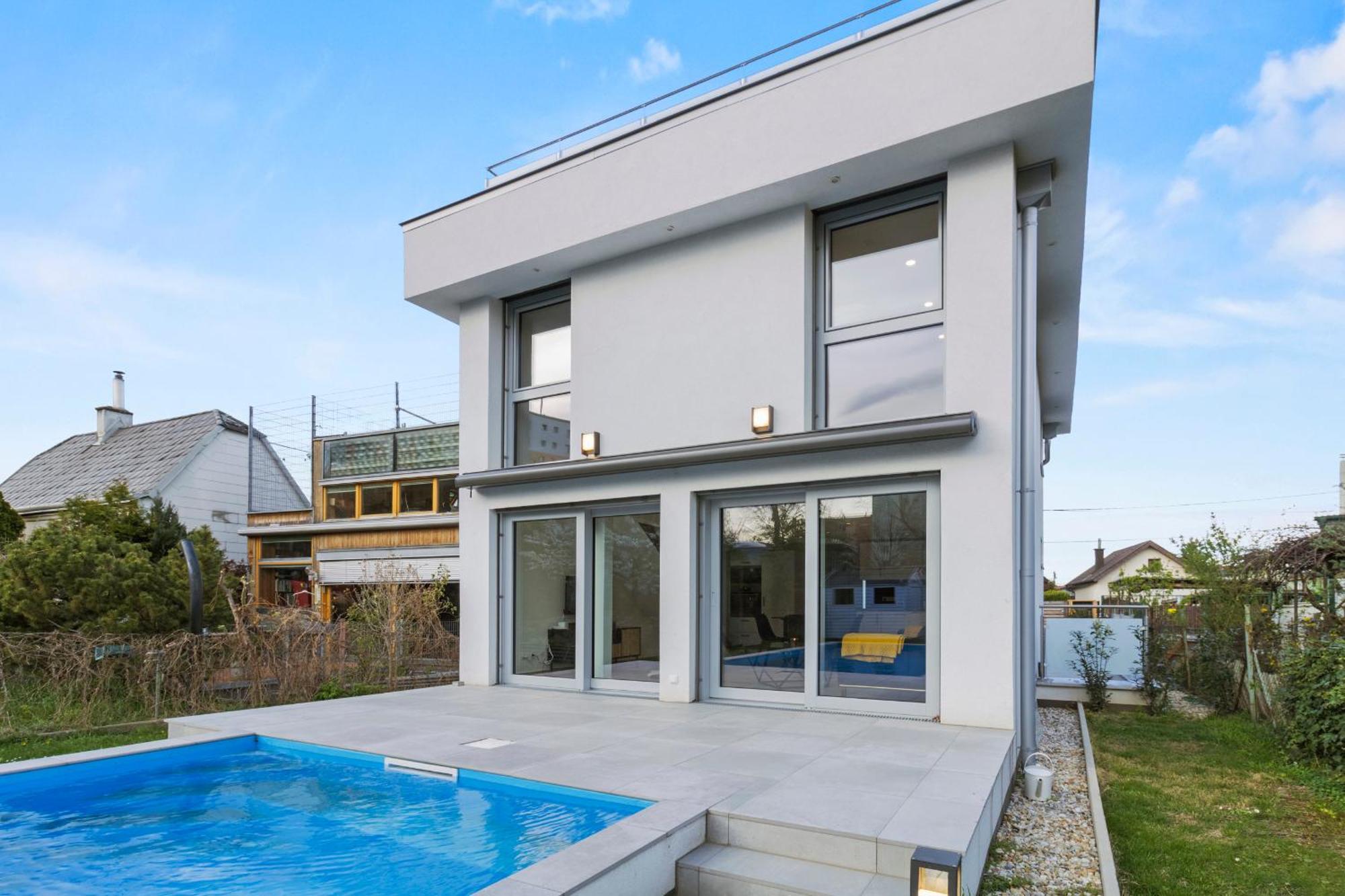 Villa Jaeger Mit Pool In Wien Ngoại thất bức ảnh